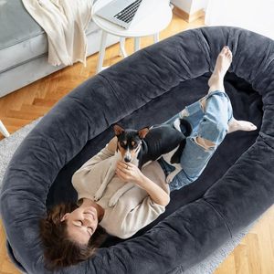 groß mit decke sofa freiraum polyester erste klappung lounge haustier seite mensch hund bett - Product Image 2