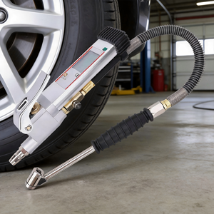 Kit de Manómetro para Inflar Neumáticos de 0-160 PSI, Precisión del 2.5%, Incluye 360 °   Mangueras y Accesorios para Ferretería - Product Image 3