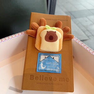 Cuaderno de Hojas Sueltas con Diseño de Hamburguesa Divertida, Creativo y Lindo <span class=keywords><strong>para</strong></span> Estudiantes, Diario con Temática de Comida - Product Image 4