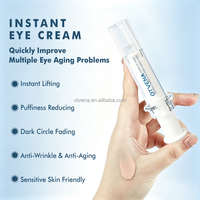Crème pour les yeux OTVENA pour femmes et hommes, cernes et poches sous les yeux, avec peptide