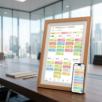 Calendario Familiar Digital FHD de 15.6 Pulgadas con Pantalla Táctil, Diseño 2026, Montaje en Pared, Planificador, Sistema de Recompensas y Tareas, Gran Venta