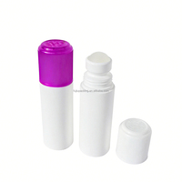 Bouchon CRC anti-enfant, bouchon à pression avec verrouillage enfant, flacon roll-on 75 ml, flacon roll-on, contenant pour déodorant anti-transpirant en stick