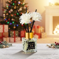 Ensemble cadeau diffuseur de parfum en rotin de luxe sur mesure en gros |   Désodorisant d'ambiance longue durée sans BPA, marque privée OEM pour la maison