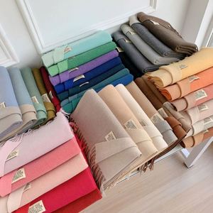 New Fashionable Versatile Winter Double Sided <strong>Scarf</strong> Shawls for Women <strong>Cashmere</strong> <strong>Like</strong> Long Warm <strong>Scarves</strong> with Tassels YHK0057 - Product Image 1