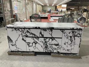 กระเบื้องพอร์ซเลนแผ่นใหญ่ขนาด 3200*1600 มม. ลายหินอ่อนยอดนิยม ดีไซน์สวยงาม ผิวมันเงาสูง สำหรับปูพื้นและผนัง - Product Image 6