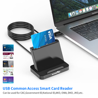 Lecteur de carte à puce USB Common Access EMV ISO 7816 CAC Smart Contact IC
