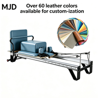 Reformer Pilates en aluminium sur mesure MJD, machine de Pilates professionnelle pour studio, utilisation commerciale, lit de Pilates en mousse haute densité