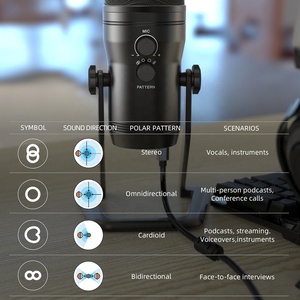Micrófono de Condensador Ffine K690, Gran Venta, Compatible con PC <span class=keywords><strong>y</strong></span> Laptop para Podcasting <span class=keywords><strong>y</strong></span> Transmisiones en Vivo - Product Image 4