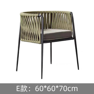 Grande demande <span class=keywords><strong>Table</strong></span> patio jardin céréales Ensemble jardin célébration mariage Mobilier d'extérieur Chaise en osier alliage d'aluminium - Product Image 4