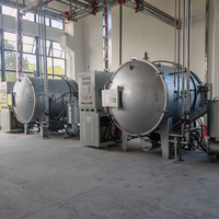 Horno de Sinterización de Carburo de Silicio con Tratamiento Térmico de Resistencia Cerámica Técnica Xirui, Bomba con Capacidad de 500 kg/h, 1600 ℃   Control por PLC