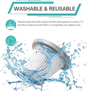 การเปลี่ยนไส้กรอง HEPA ใช้ได้<span class=keywords><strong>กับ</strong></span>เครื่องดูดฝุ่นแบบพกพา <span class=keywords><strong>Xiaomi</strong></span> <span class=keywords><strong>Deerma</strong></span> DX118C DX128C - Product Image 6