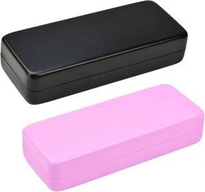 Étui de protection rigide portable rectangulaire personnalisé avec logo d'usine pour lunettes de soleil et de vue, motif uni, unisexe, pas cher - Product Image 1