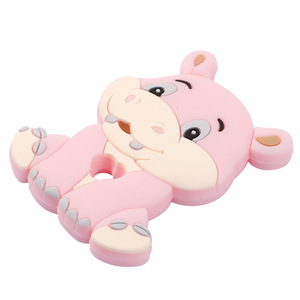 Mordedor de Hipopótamo Adorable para Aliviar las Encías, de Silicona de Grado Alimenticio, Apto para Hervir en Agua, para Bebés de 0 a 24 Meses - Product Image 5