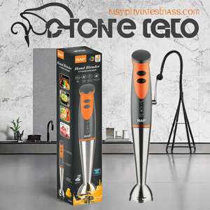 RAF Elektrikli 800W Değişken Hızlı El <span class=keywords><strong>Blender</strong></span>ı Dayanıklı Paslanmaz Çelik 4 Bıçaklı Tasarım Hızlı Başlangıç Buz Kırma BPA İçermez Açık Hava Kullanımı - Product Image 3