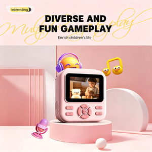Cámara <span class=keywords><strong>Polaroid</strong></span> Portátil para Niños, Impresión Térmica sin Tinta, Grabadora de Video de 4800W Píxeles, Cuenta Regresiva, Selfie, Juguete para Regalo Navideño - Product Image 1