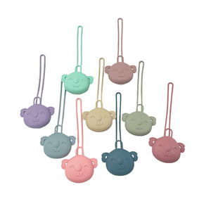 Mignon Koala Silicone Porte-Sucette Cas Conteneur Pour <span class=keywords><strong>Sac</strong></span> À <span class=keywords><strong>Langer</strong></span> Portable Silicone Mamelon Sucette Cas et Sucettes Ensemble - Product Image 4