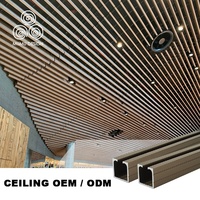 MUMU — panneau de plafond mural extérieur en bois massif, avec revêtement métallique, pour l'intérieur, Style moderne