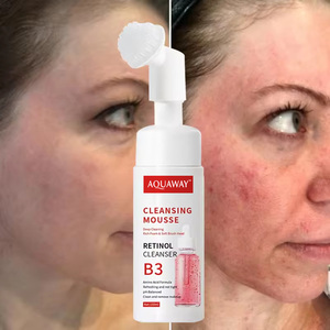 Nettoyant <span class=keywords><strong>Visage</strong></span> Moussant Hydratant Végétalien Bio à l'Acide Aminé pour le Démaquillage en Profondeur avec <span class=keywords><strong>Brosse</strong></span> – Marque Blanche - Product Image 3