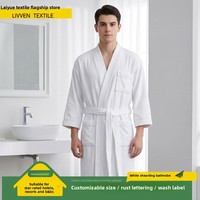 Peignoir en coton éponge à séchage rapide de qualité supérieure, doux et chaud, pour l'hiver, idéal pour les hôtels, les couples, les centres de spa, les salons de beauté, fournisseur d'uniformes