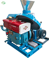 Machine de fabrication de granulés d'aliments pour volailles, porcs, bovins, moutons, poulets, personnalisable et polyvalente, prix direct usine, fournisseur en gros