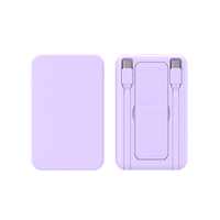 Batterie externe portable mini 10000 mAh à charge ultra-rapide sans fil avec affichage LED pour téléphones universels