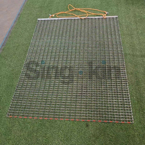 3x5 Galvanized Metal Drag Mats Soil Preparation Heavy Duty Drag Mats <strong>Excellent</strong> <strong>Tool</strong> for Evenly Spreading Soil and Sand - Product Image 3