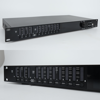 Processeur de son Gooermi LD448 4 entrées 8 sorties FIR DSP, processeur SHARC 64 bits double cœur, ADC 32 bits 768 kHz, PEQ, DEQ, GEQ, contrôle par PC