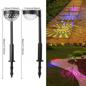 Zèle éclairage décoration moderne paysage extérieur chemin de rue RGB solaire jardin pelouse lumières - Product Image 6