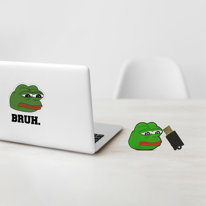 Clé USB 3D mignonne en silicone <span class=keywords><strong>Pepe</strong></span> la grenouille, clé USB de dessin animé 8 Go 16 Go 32 Go 64 Go 128 Go pour étudiants et cadeaux - Product Image 1