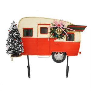 Colgador de pared con 2 ganchos para coche, soporte creativo para llaves, para <span class=keywords><strong>Pub</strong></span>, oficina, tienda, baño, hogar, Decoración Retro de Navidad - Product Image 1