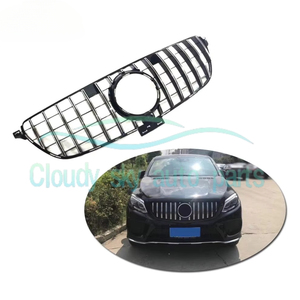 Parrilla C292 para Mercedes Clase <span class=keywords><strong>GLE</strong></span> W166 W166 Coupé <span class=keywords><strong>4Matic</strong></span>, Parrilla Delantera Cromada Plateada, 2015-2018 300 320 <span class=keywords><strong>350d</strong></span> - Product Image 4