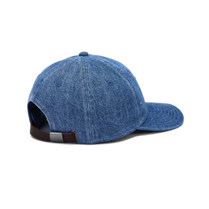 Cappellino da baseball a 6 pannelli di alta qualità 2026 con logo a cuore intessuto, fibbia in metallo argentato, taglia regolabile e finitura pre-lavata - Product Image 3