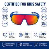 Dernières Tendances : Lunettes de Soleil Polarisées pour Enfants en Nylon Léger, Souple et Doux, Protection UV Photochromique CE, Semi-Cerclées, Idéales pour la Course