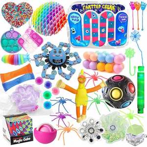 Juguete antiestrés de metal en espiral para la piel, llavero con sonido, spinner cuadrado animado volador con logotipo personalizado - Product Image 5