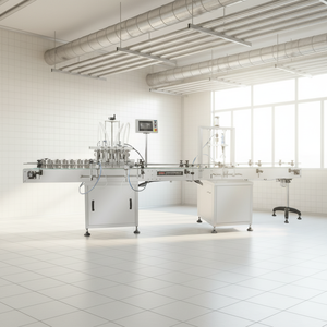 Machine de capsulage de remplissage liquide automatique pour petite entreprise pour peinture Sauce lait <span class=keywords><strong>vinaigre</strong></span> huile colle engrenage noyau composants verre - Product Image 2