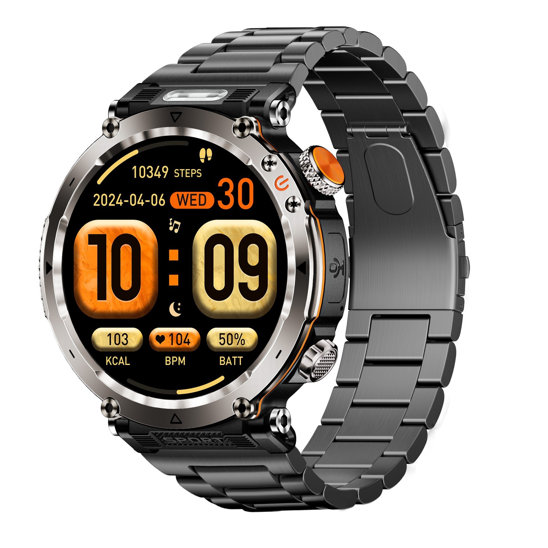 Black (silicone+steel strip)