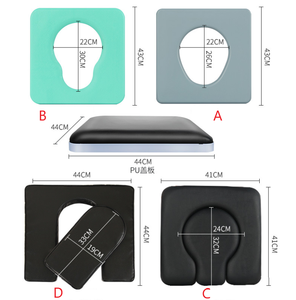 Bán Nóng Nhà Vệ Sinh Ghế Trong Nhà Bị Vô Hiệu Hóa Tắm Commode Ghế Với Bánh Xe - Product Image 5