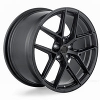 Jantes de 18 pouces Jante de roue tout-terrain 5x112 Roues concaves Jantes de moyeu de roue de voiture en alliage d'aluminium et pneus pour Benz