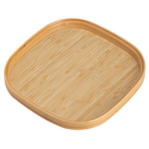 Bamboo <b>Tea</b> <b>Tray</b> Oval Square Shape Multifunctional Serving <b>Tray</b> For <b>Tea</b> Brewing Fruit Storage Dry Brewing Use - Product Image 5