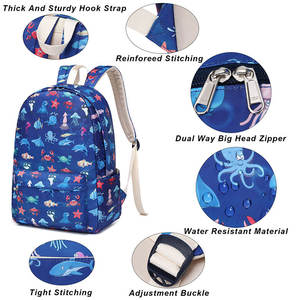 CALDIVO personnalisé mochila escolar ninas enfant filles enfants <span class=keywords><strong>livre</strong></span> sac à dos ensemble de sac d'école pour fille - Product Image 2
