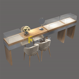 Jewelry Display Shop Display Shop Furniture Jewelry Display Glass Wood Shop Counter Table Jewelry Stand Shelves Cabinet Customized Jewelry Shop Display
