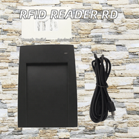 Lector de Tarjetas sin Contacto USB Wiegand MF-IC W26 de 13.56MHz RFID Zhizaibide, Compatible con ISO 14443A, Distancia de Lectura de 0-3m