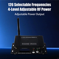 Éclairage de scène sans fil 2.4G DMX512 RGBW avec écran LCD pour projecteurs motorisés, contrôle de l'éclairage pour DJ, clubs, événements, fêtes et concerts