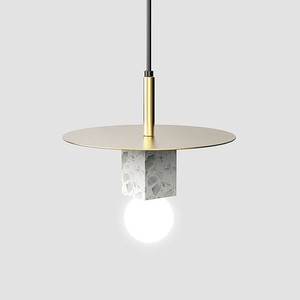 Lámpara Colgante de Mármol Minimalista Nórdica Posmoderna, Arte Creativo Único para Restaurante, Pasillo, Dormitorio, Lateral o Bar - Product Image 4