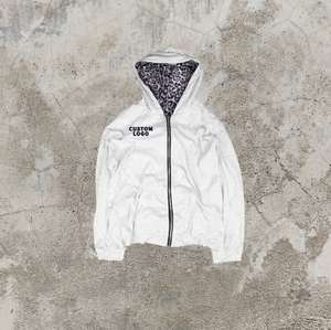 Sweat à capuche zippé pour homme en coton lourd de qualité supérieure, style streetwear oversize, personnalisable avec logo, respirant pour l'hiver - Product Image 4