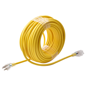 10ft 18/3 16/3 12/3 SJT <strong>UL</strong> Approval NEMA <strong>5</strong>-15P to <strong>5</strong>-15R Waterproof IP44 AC Power <strong>Cord</strong> Cable Extension <strong>Cord</strong> - Product Image 6