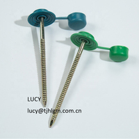 Clous de toiture de sécurité 75 mm x 3,5 mm, prix inférieur, 100 ensembles