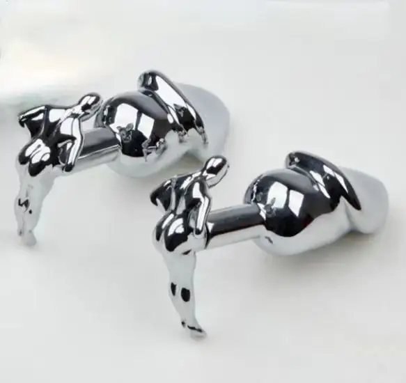 Waterproof Butt Trainer Toys Anal Butt Plug Metal Anal Plug Ass Toy For Couples