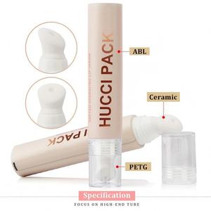 Tube souple cosmétique personnalisé D19 10ml-25ml ABL pour emballage de baume à lèvres, gloss et sérum avec applicateur en céramique - Product Image 1