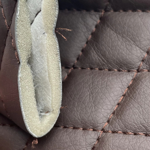 Fabrication prix d'usine couture durable avec des tissus non tissés et une <span class=keywords><strong>éponge</strong></span> cuir synthétique PU automobile pour siège de voiture chaise - Product Image 5